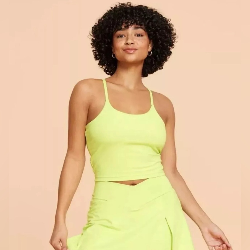 NWT Strappy Tank Top Blogilates, Size XS, Color Limeade